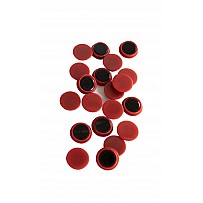 Magnete, rot, Ø 24 cm, 2 x 10 Stück im Beutel
