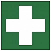 Rettungszeichen - Erste Hilfe 20x20 cm
