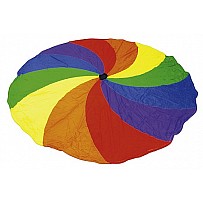 Schwungtuch in Regenbogenfarben