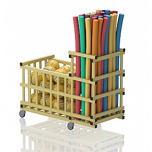 Kunststoff Trolley, ohne Deckel, 144 x 69 x 111 cm