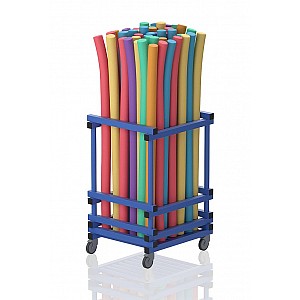 Kunststoff Poolnoodle Trolley klein, 72x65x105 cm, blau