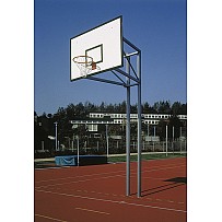 Basketball Alu-Zweisäulen-Anlage