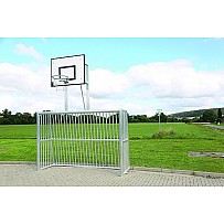 Alu-Superbolztor mit Basketballbrett-Aufsatz, 3 x 2 m