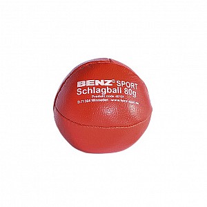 BENZ Wurfball - Schlagball 80 g aus Leder